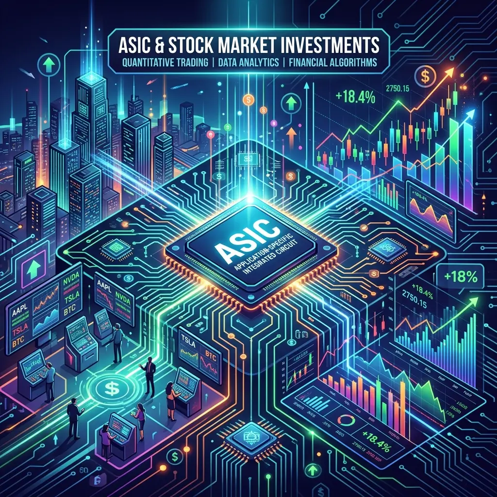 ASIC 및 주식 투자 개념도