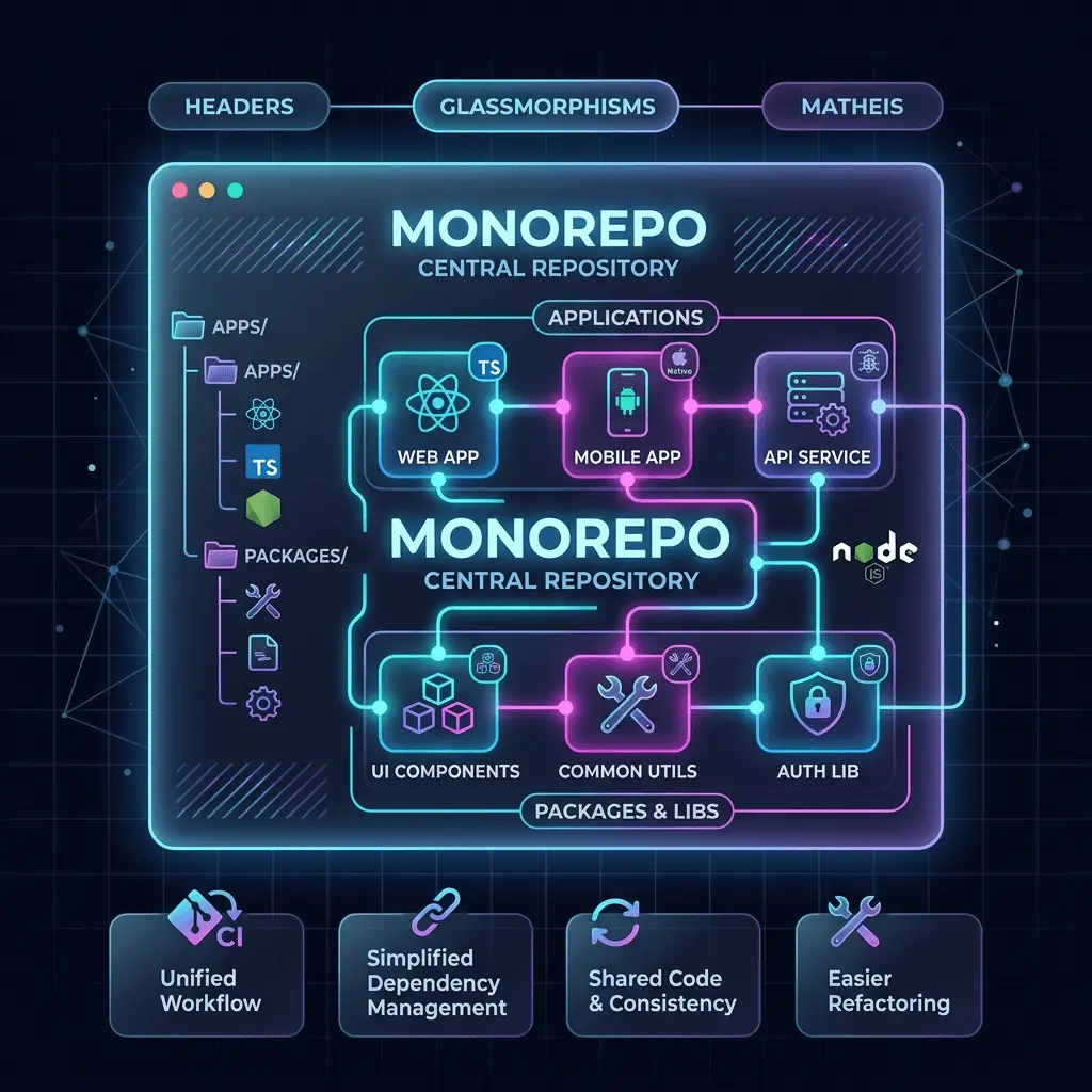 Monorepo 개념 설명 이미지